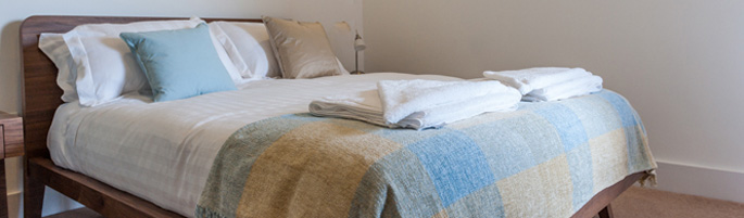 Typical bedroom in a Camstay apartment