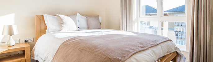 Longworth Avenue bedroom in a Camstay 2 bedroom apartment